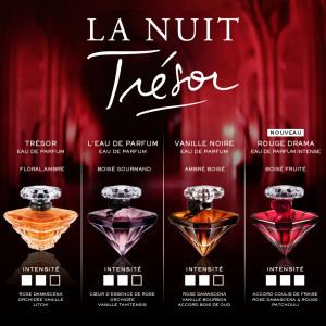 La Nuit Trésor Rouge Drama - Eau de Parfum Intense - Die Neue Intensität mit Erdbeere, Dramatisch Köstlich La Nuit Trésor Rouge Drama - Eau de Parfum Intense - Die Neue Intensität mit Erdbeere, Dramatisch Köstlich